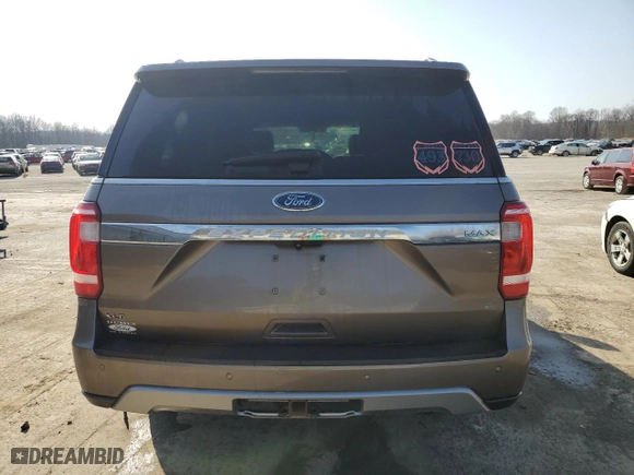 2018 Ford Expedition Max XLT with VIN 1FMJK1JT7JEA30061, listed as a Copart auction lot 48058575 with 99,189 mi miles and Salvage Title. Bid and sale history available at carsss.com. Image 6.