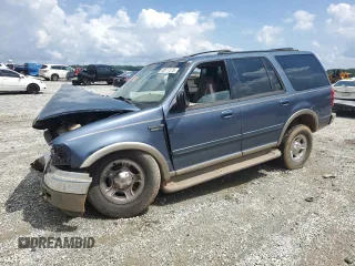 2002 Ford Expedition Eddie Bauer with VIN 1FMRU17L32LA47862, listed as a Copart auction lot 60877275 with Not provided miles and Salvage title. Bid and sale history available at DreamBid. Image 1.