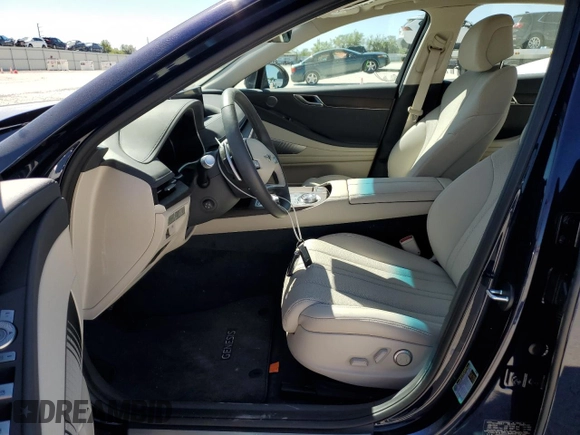 2024 Genesis G80 2.5T z VIN KMTGB4SC6RU227336, wystawiony jako Copart lot #48473755 z przebiegiem 8479 mil mil oraz Szkoda całkowita • Salvage title. Historia ofert i sprzedaży dostępna na DreamBid. Obrazek 7.