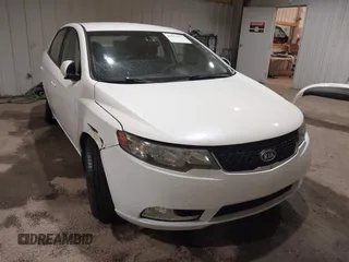 2013 Kia Forte SX with VIN KNAFW4A34D5669077, listed as a IAAI auction lot 41951317 with 96,509 mi miles. Bid and sale history available at carsss.com. Image 1.