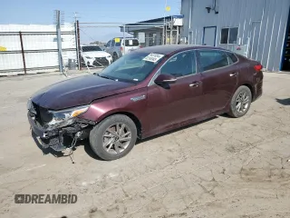 2019 Kia Optima LX with VIN 5XXGT4L3XKG334063, listed as a Copart auction lot 62395985 with 82,622 mi miles and Clean title. Bid and sale history available at DreamBid. Image 1.