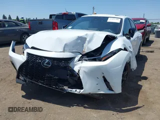 2022 Lexus IS 350 F Sport with VIN JTHGZ1B21N5054263, listed as a IAAI auction lot 42419706 with Not provided miles and . Bid and sale history available at DreamBid. Image 18.