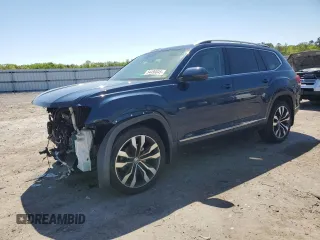 2019 Volkswagen Atlas SEL Premium z VIN 1V2NR2CA9KC602262, wystawiony jako Copart lot #54490045 z przebiegiem 57 367 mil mil oraz Szkody całkowita. Historia ofert i sprzedaży dostępna na DreamBid. Obrazek 1.