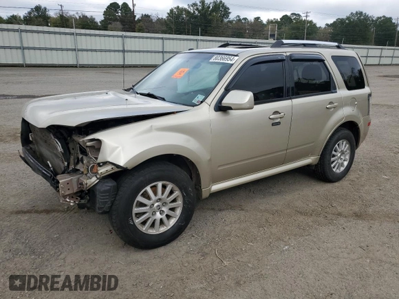 2010 Mercury Mariner Premier with VIN 4M2CN8H77AKJ13202, listed as a Copart auction lot 80366954 with 227,163 mi miles and Salvage Title. Bid and sale history available at carsss.com. Image 1.