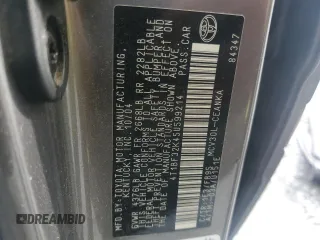 2005 Toyota Camry LE with VIN 4T1BF32K45U599214, listed as a Copart auction lot 52609295 with 304,316 mi miles and Salvage Title. Bid and sale history available at DreamBid. Image 14.