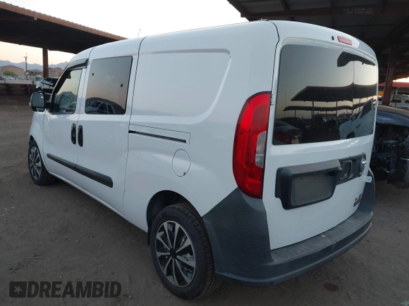 2021 Ram ProMaster City Cargo Tradesman with VIN ZFBHRFABXM6T84886, listed as a IAAI auction lot 41980016 with 45,279 mi miles and . Bid and sale history available at DreamBid. Image 3.