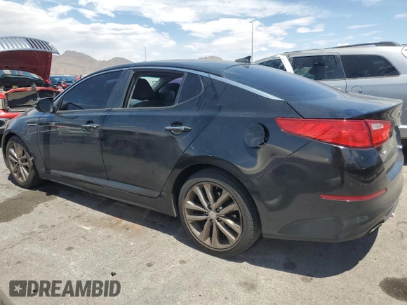 2015 Kia Optima LX with VIN 5XXGM4A77FG355230, listed as a Copart auction lot 55334165 with 123,567 mi miles and Clean title. Bid and sale history available at DreamBid. Image 2.