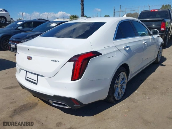 2023 Cadillac CT4 Luxury with VIN 1G6DJ5RKXP0141624, listed as a IAAI auction lot 41742903 with 16,073 mi miles. Bid and sale history available at carsss.com. Image 4.
