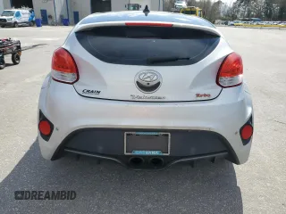 2016 Hyundai Veloster Turbo with VIN KMHTC6AE5GU252388, listed as a Copart auction lot 48964145 with 137,421 mi miles and Salvage Title. Bid and sale history available at carsss.com. Image 6.