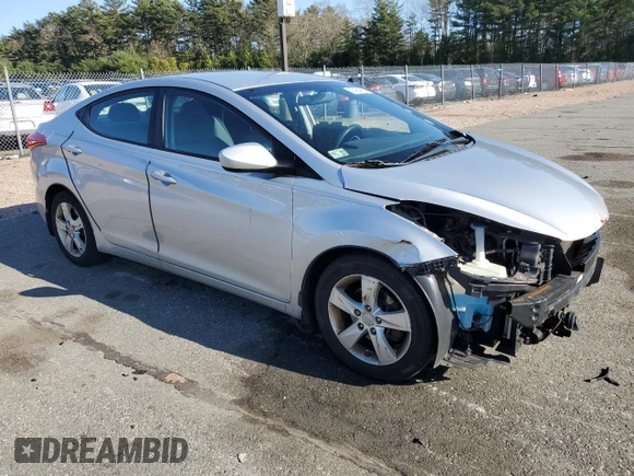 2013 Hyundai Elantra GLS z VIN 5NPDH4AEXDH319488, wystawiony jako Copart lot #53464885 z przebiegiem 279 079 mil mil oraz Szkoda całkowita • Salvage title. Historia ofert i sprzedaży dostępna na DreamBid. Obrazek 4.