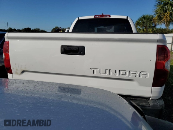 2020 Toyota Tundra 2WD SR with VIN 5TFRY5F19LX271275, listed as a Copart auction lot 74083204 with 0 mi miles and Non Repairable. Bid and sale history available at carsss.com. Image 6.