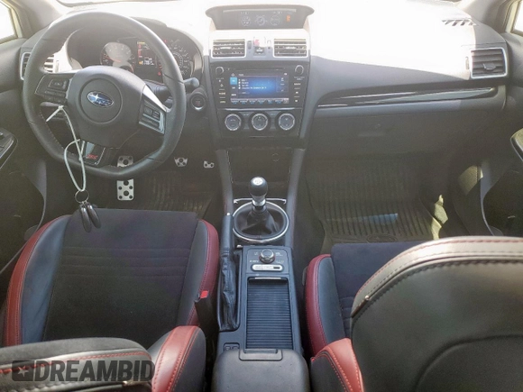 2020 Subaru WRX STI with VIN JF1VA2S69L9812385, listed as a Copart auction lot 64261335 with 17,997 mi miles and Salvage title. Bid and sale history available at DreamBid. Image 8.