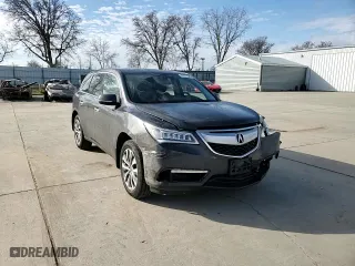 2015 Acura MDX Tech Pkg with VIN 5FRYD3H40FB005188, listed as a Copart auction lot 46135825 with 109,534 mi miles and Salvage Title. Bid and sale history available at carsss.com. Image 11.