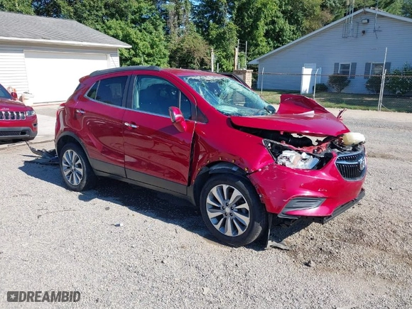 2019 Buick Encore Preferred with VIN KL4CJASB9KB731963, listed as a IAAI auction lot 40062569 with 41,714 mi miles. Bid and sale history available at carsss.com. Image 1.