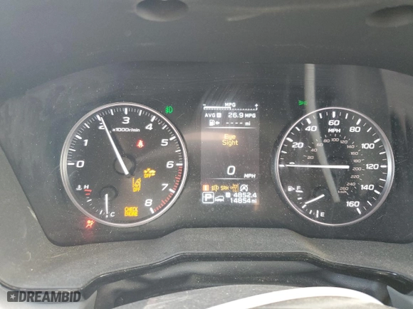 2024 Subaru Outback Premium with VIN 4S4BTAFC9R3152485, listed as a Copart auction lot 49842325 with 14,854 mi miles and Salvage Title. Bid and sale history available at carsss.com. Image 9.
