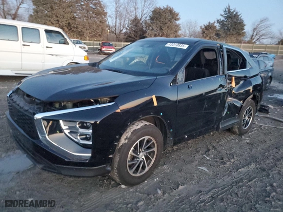 2023 Mitsubishi Eclipse Cross ES with VIN JA4ATUAA3PZ049896, listed as a Copart auction lot 43010835 with 32,981 mi miles and Clean Title. Bid and sale history available at carsss.com. Image 1.