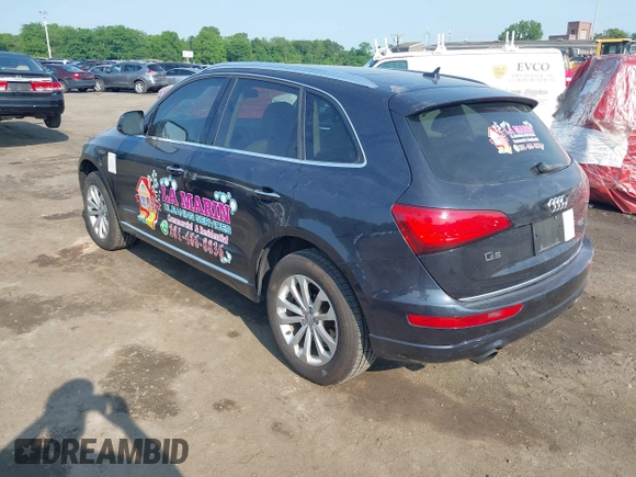 2015 Audi Q5 Premium Plus with VIN WA1LFAFP2FA145558, listed as a IAAI auction lot 42471175 with 138,390 mi miles and . Bid and sale history available at DreamBid. Image 3.