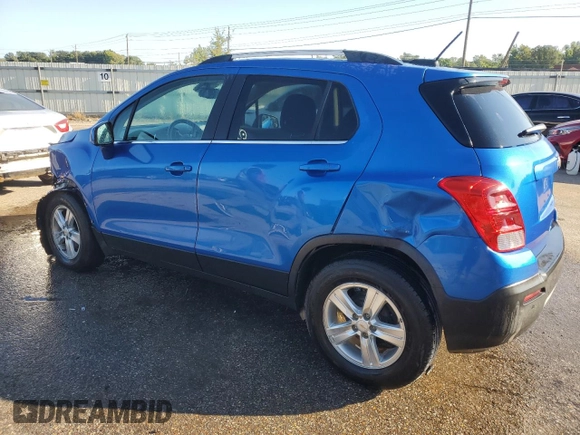 2016 Chevrolet Trax LT with VIN KL7CJLSBXGB600935, listed as a Copart auction lot 69030234 with 154,234 mi miles and Salvage Title. Bid and sale history available at carsss.com. Image 2.