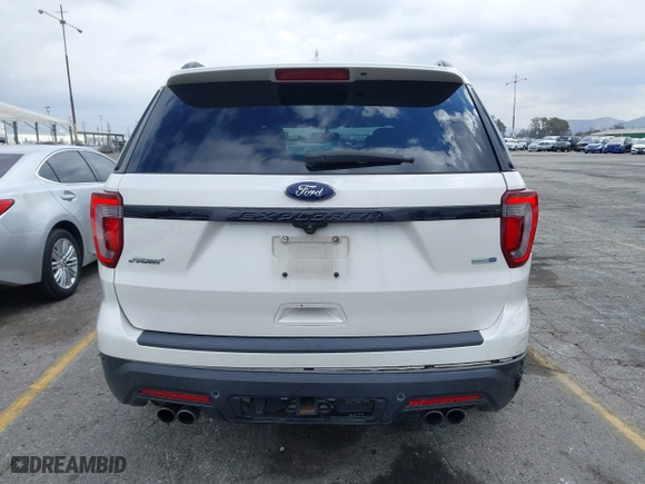 2019 Ford Explorer Sport with VIN 1FM5K8GT8KGA73895, listed as a IAAI auction lot 41546113 with 110,855 mi miles. Bid and sale history available at carsss.com. Image 16.