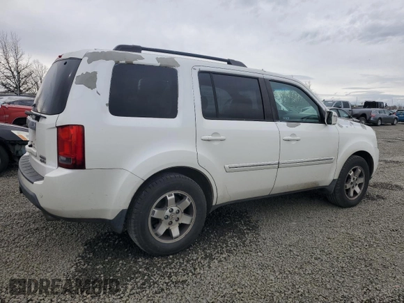 2011 Honda Pilot Touring with VIN 5FNYF4H9XBB066264, listed as a Copart auction lot 48770365 with 201,326 mi miles and Clean Title. Bid and sale history available at DreamBid. Image 3.