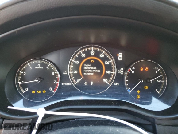 2020 Mazda 3 Premium with VIN 3MZBPBEM2LM116777, listed as a Copart auction lot 42867155 with 57,183 mi miles and Salvage Title. Bid and sale history available at DreamBid. Image 9.