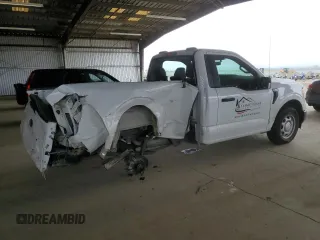 2022 Ford F-150 XL with VIN 1FTMF1CB4NKD23966, listed as a Copart auction lot 55717665 with 80,386 mi miles and Salvage title. Bid and sale history available at DreamBid. Image 3.
