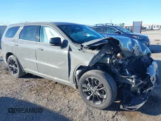 2021 Dodge Durango GT Plus with VIN 1C4RDHDG7MC762215, listed as a IAAI auction lot 41296637 with 70,976 mi miles and . Bid and sale history available at DreamBid. Image 1.
