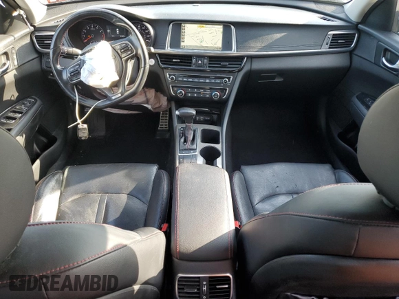 2017 Kia Optima SX with VIN 5XXGW4L2XHG144344, listed as a Copart auction lot 63154195 with 81,467 mi miles and Salvage title. Bid and sale history available at DreamBid. Image 8.