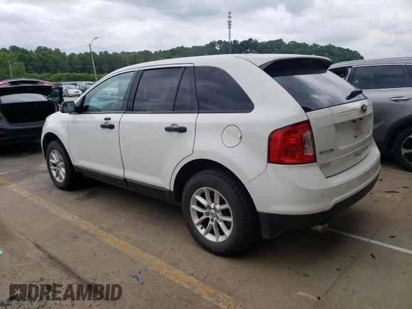 2013 Ford Edge SE with VIN 2FMDK3GC6DBB05350, listed as a Copart auction lot 59373375 with 123,339 mi miles and Salvage title. Bid and sale history available at DreamBid. Image 2.