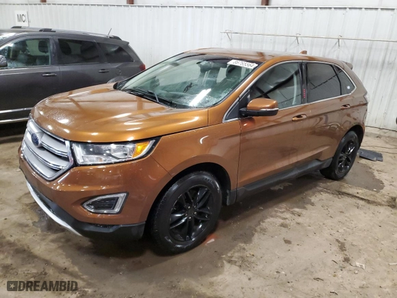 2017 Ford Edge SEL with VIN 2FMPK4J91HBB95464, listed as a Copart auction lot 86765564 with 115,543 mi miles and Clean Title. Bid and sale history available at carsss.com. Image 1.