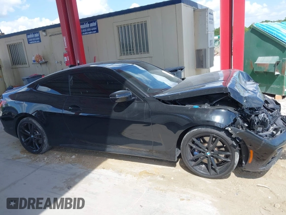 2021 BMW 4 Series M440i xDrive with VIN WBA13AR00MCF61520, listed as a IAAI auction lot 41944350 with 39,631 mi miles and . Bid and sale history available at DreamBid. Image 14.