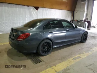 2016 Mercedes-Benz C 450 AMG with VIN 55SWF6EB2GU119202, listed as a Copart auction lot 54475925 with 62,861 mi miles and Salvage title. Bid and sale history available at DreamBid. Image 3.