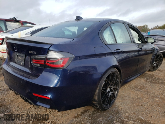 2018 BMW M3 with VIN WBS8M9C59J5J79204, listed as a Copart auction lot 62541491 with 0 mi miles. Bid and sale history available at carsss.com. Image 4.