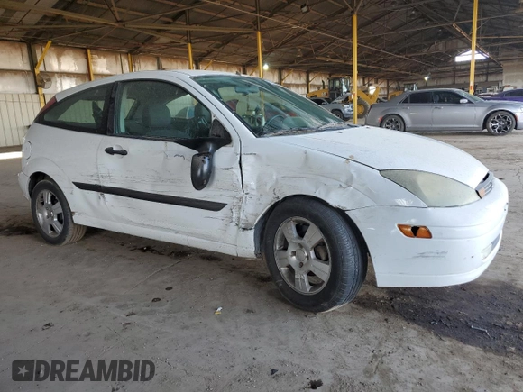 2003 Ford Focus ZX3 with VIN 3FAFP31ZX3R168985, listed as a Copart auction lot 45974015 with 181,312 mi miles and Salvage title. Bid and sale history available at DreamBid. Image 4.