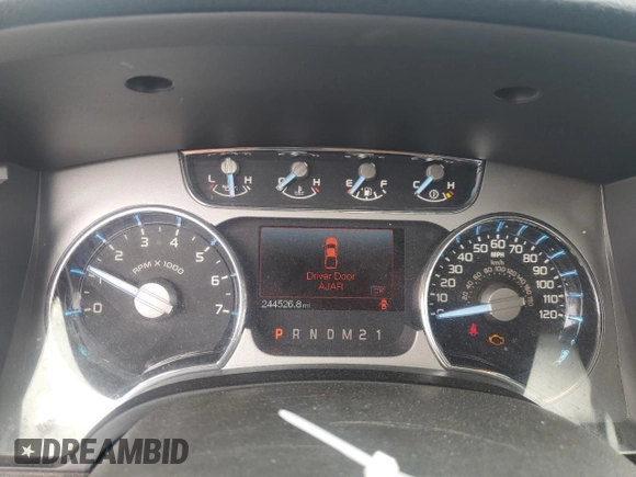 2011 Ford F-150 XLT with VIN 1FTFW1ET7BFB41617, listed as a Copart auction lot 64043745 with 244,526 mi miles and Clean title. Bid and sale history available at DreamBid. Image 9.