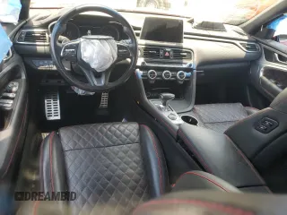 2020 Genesis G70 2.0T with VIN KMTG44LA6LU045375, listed as a Copart auction lot 59291075 with 56,810 mi miles and Non repairable. Bid and sale history available at DreamBid. Image 8.
