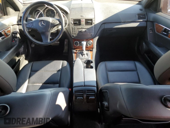 2010 Mercedes-Benz C 350 Sport with VIN WDDGF5GB1AR126923, listed as a Copart auction lot 57362015 with 124,821 mi miles and Salvage title. Bid and sale history available at DreamBid. Image 8.