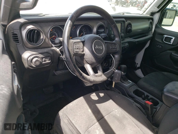 2020 Jeep Wrangler Unlimited Sport with VIN 1C4HJXDN7LW169755, listed as a Copart auction lot 47641404 with 85,902 mi miles and Salvage title. Bid and sale history available at DreamBid. Image 8.
