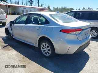 2024 Toyota Corolla LE with VIN 5YFB4MDE5RP142423, listed as a IAAI auction lot 42720521 with 25,169 mi miles and . Bid and sale history available at DreamBid. Image 3.