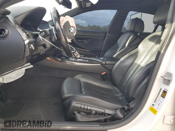 2016 BMW 6 Series 640i with VIN WBA6D0C57GG432671, listed as a Copart auction lot 86781034 with 118,161 mi miles and Salvage Title. Bid and sale history available at carsss.com. Image 7.