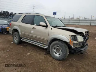 2003 Toyota Sequoia SR5 with VIN 5TDZT34A13S198804, listed as a Copart auction lot 53905185 with 250,067 mi miles and Salvage Title. Bid and sale history available at carsss.com. Image 4.