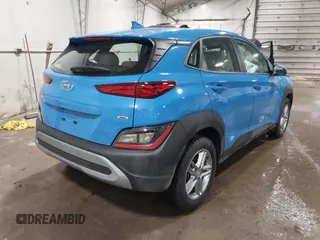 2022 Hyundai Kona SE with VIN KM8K2CAB5NU773515, listed as a IAAI auction lot 41360362 with 14,709 mi miles. Bid and sale history available at carsss.com. Image 4.