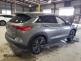 2021 Infiniti QX50 Luxe with VIN 3PCAJ5BA6MF123328, listed as a Copart auction lot 88411535 with 34,162 mi miles and Salvage title. Bid and sale history available at DreamBid. Image 3.