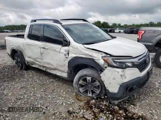 2019 Honda Ridgeline RTL-T with VIN 5FPYK3F67KB027766, listed as a Copart auction lot 56746515 with 66,948 mi miles and Salvage title. Bid and sale history available at DreamBid. Image 4.