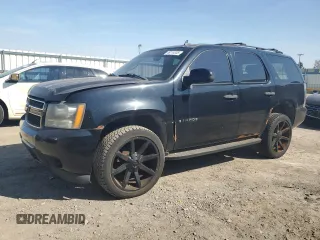 2007 Chevrolet Tahoe LT z VIN 1GNFK13087J180667, wystawiony jako Copart lot #46114355 z przebiegiem Nie podano mil oraz Czysty tytuł • Clean title. Historia ofert i sprzedaży dostępna na DreamBid. Obrazek 1.