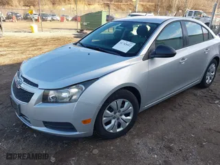 2014 Chevrolet Cruze LS with VIN 1G1PA5SH4E7210491, listed as a IAAI auction lot 41745412 with 86,238 mi miles. Bid and sale history available at carsss.com. Image 2.