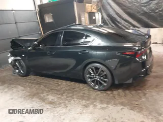 2024 Lexus IS 350 F Sport with VIN JTHGZ1E23R5036655, listed as a IAAI auction lot 40898566 with 2,724 mi miles and . Bid and sale history available at DreamBid. Image 14.