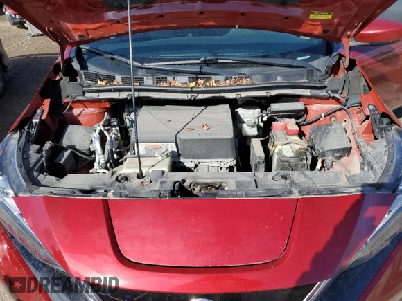2018 Nissan LEAF S with VIN 1N4AZ1CP0JC316190, listed as a Copart auction lot 55057885 with 116,384 mi miles and Salvage Title. Bid and sale history available at DreamBid. Image 11.