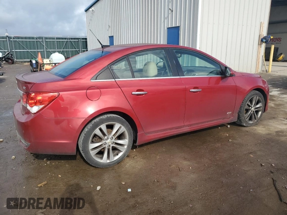 2011 Chevrolet Cruze LTZ with VIN 1G1PH5S91B7235560, listed as a Copart auction lot 54618745 with 238,231 mi miles and Clean Title. Bid and sale history available at DreamBid. Image 3.