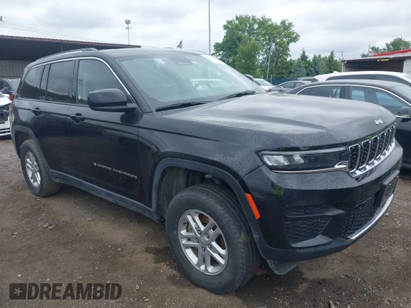 2023 Jeep Grand Cherokee Laredo with VIN 1C4RJHAG0PC640619, listed as a IAAI auction lot 42351031 with 53,507 mi miles and . Bid and sale history available at DreamBid. Image 1.